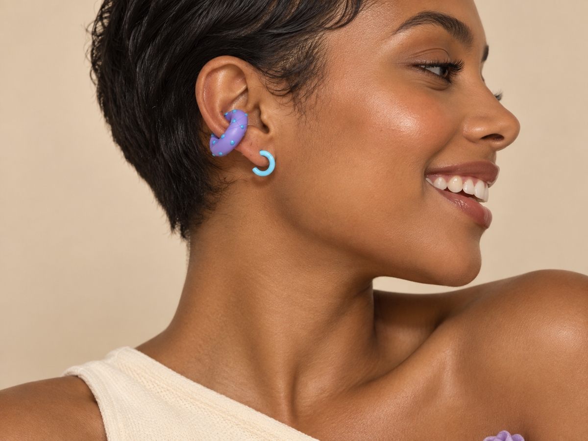 Purple Pop Earring Set✨