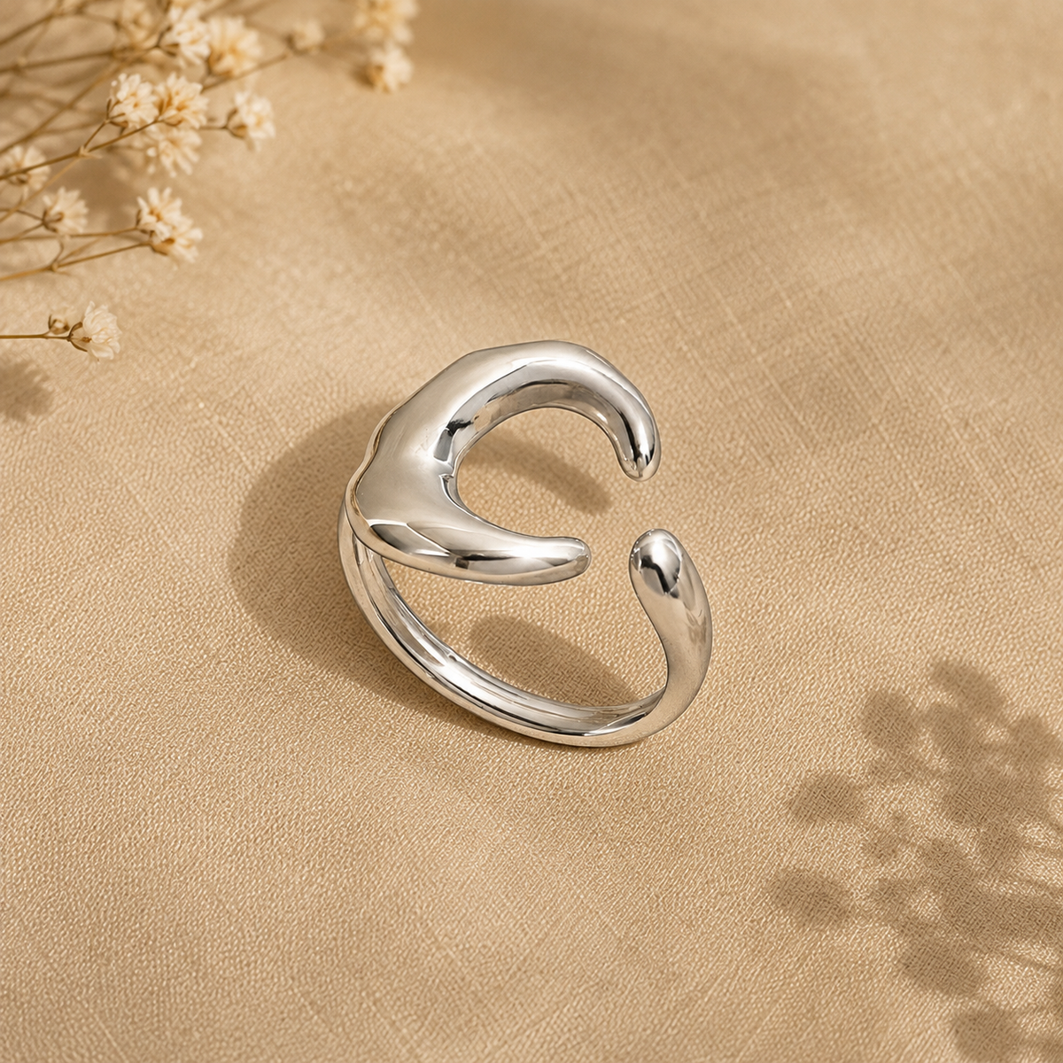 Silver Moon Ring✨