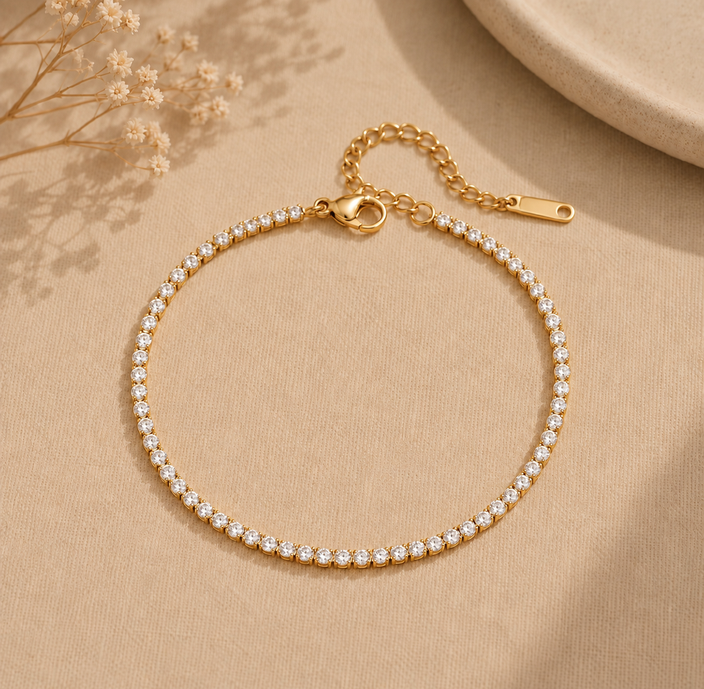 Tennis thin Bracelet✨
