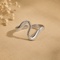 Silver Moon Ring✨